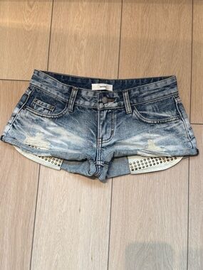 IAMXIAA Studded Micro Shorts